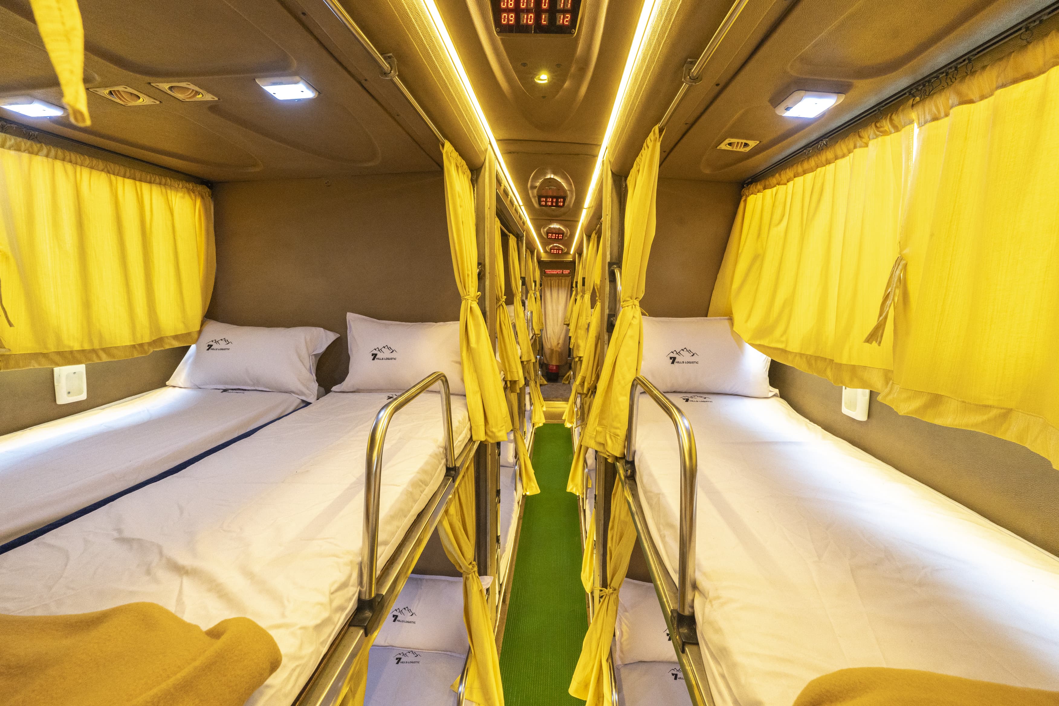 Devi Travels bus interior